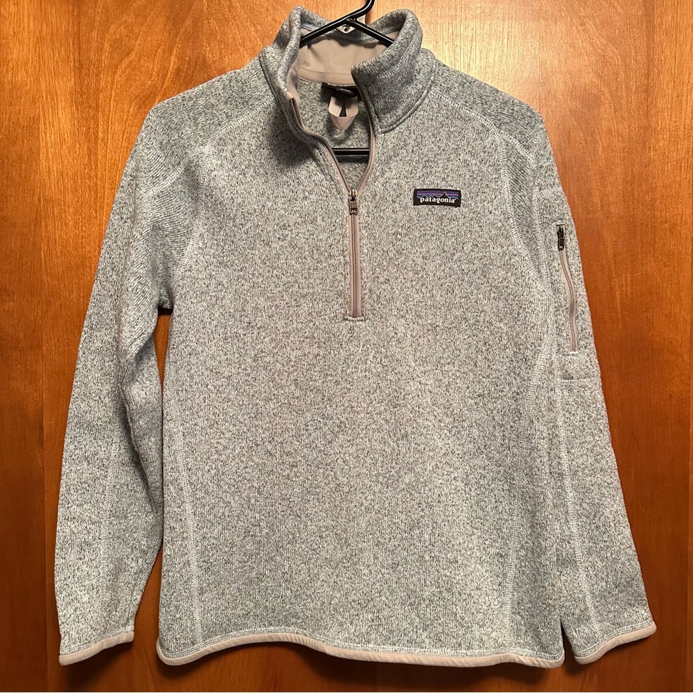 Patagonia Blueish Gray Quarter Zip Sweatshirt Small